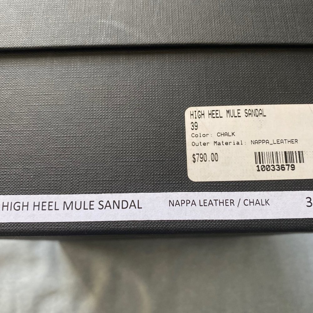 New in Box Devi Kroell High Heel Mule Sandal